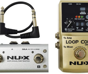 NUX Loop Core Deluxe Bundle Looper Pedal and NMP-2 Dual Footswitch - Image 1