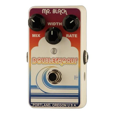 Mr Black DoubleChorus Diamond Sunset Chorus Pedal in White - Image 4