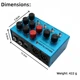 Mosky Bright Flame Amp Simulator Pedal Stereo Cabinet Sim Box Preamp DI - Image 10
