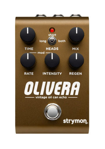 Strymon Olivera Vintage Oil Can Echo Analogue-Style Delay Pedal