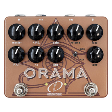 Crazy Tube Circuits Orama Dual Drive Amp in a Box & Fuzz Pedal