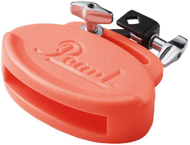 Pearl Clave Block Low Pitch in Neon Orange