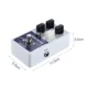 POCKVERB Reverb Delay Pedal 7 Reverb + 7 Delay Tap Tempo Function - Image 14