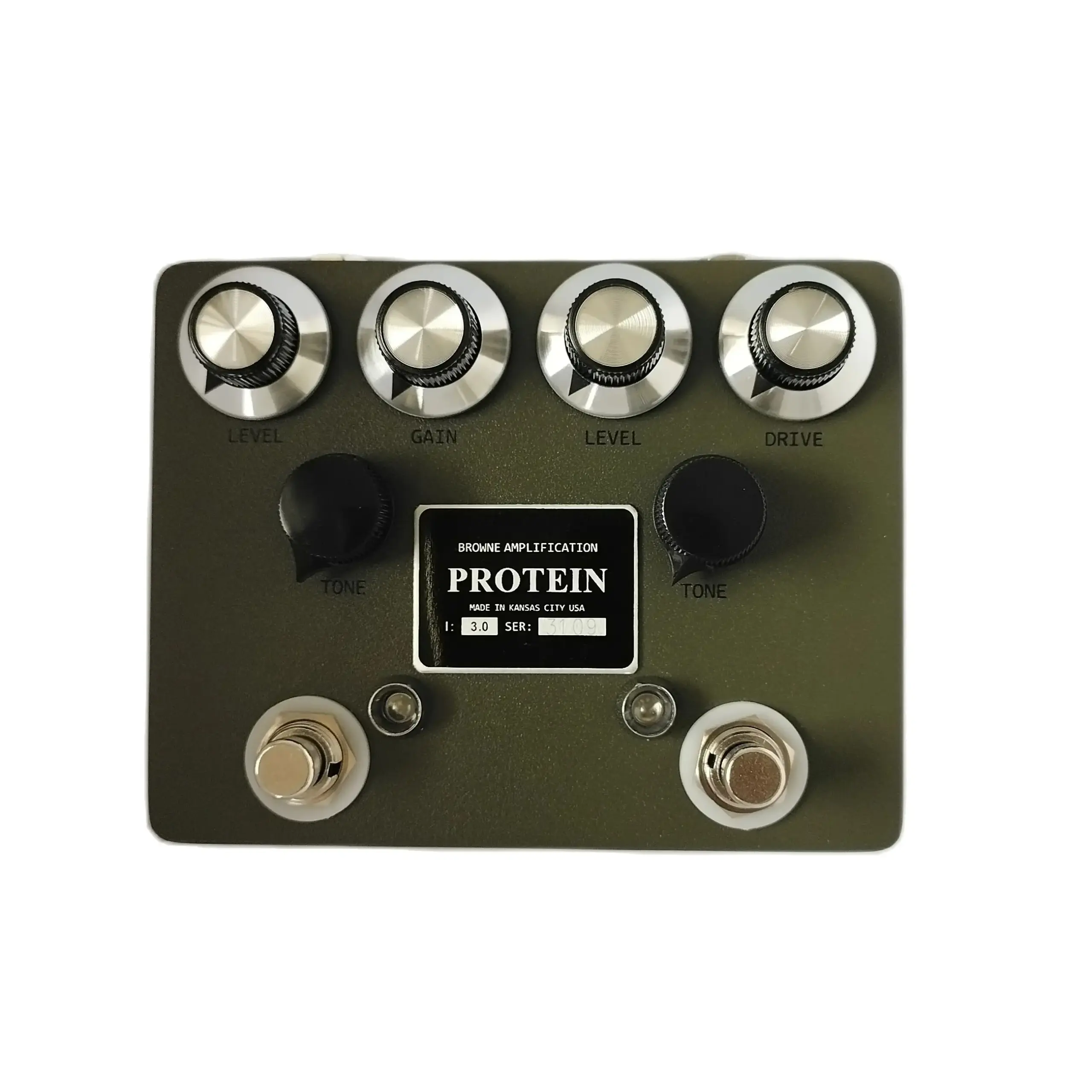 ZVEX BR0WNE PROTEIN Overdrive Distortion Pedal Original Clone Hand Build By Xiao - Image 3