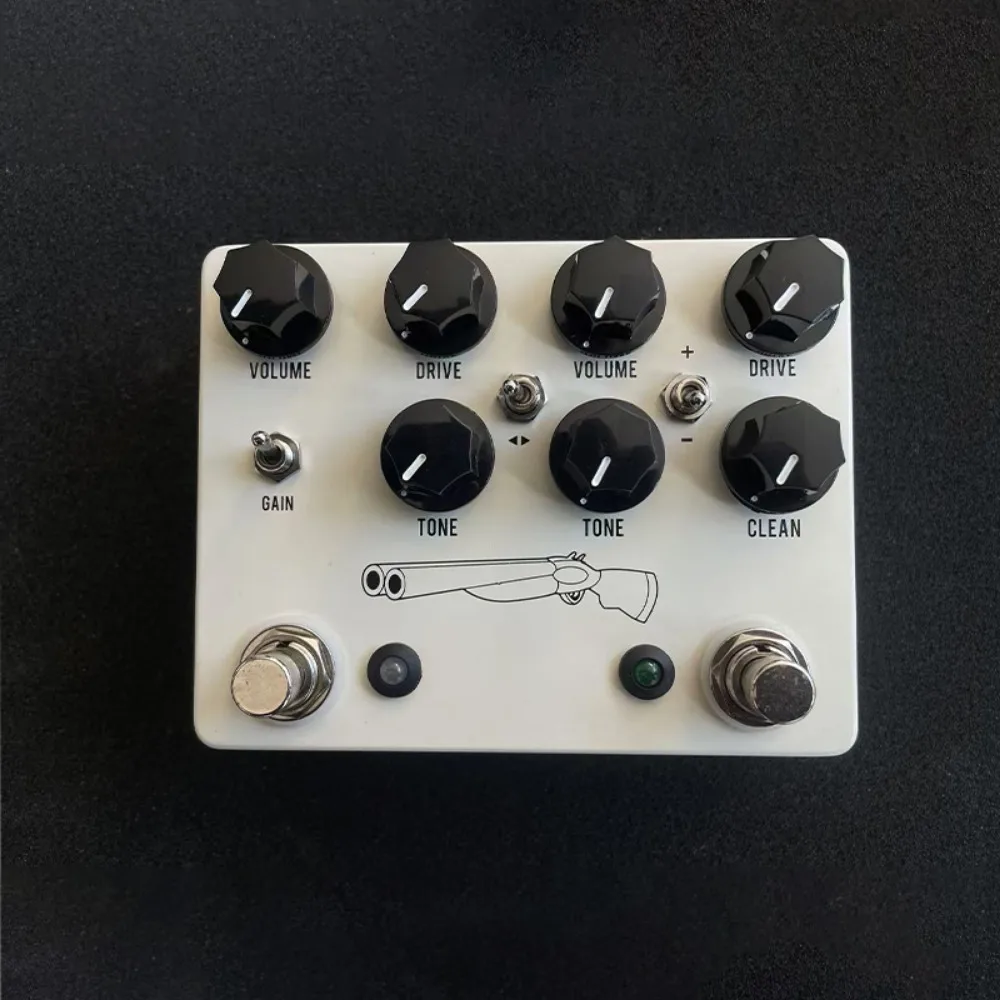 Ly-Rock V4 Doublebarrel Double Tube Overdrive Effector Pedal - Real Bypass