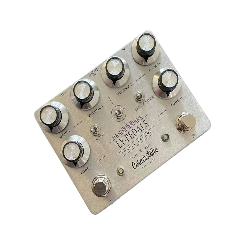 Ly-Rock 9V GLADIO Pedal Distortion Overdrive Dual Overdrive Preamp True Bypass Power - Image 5