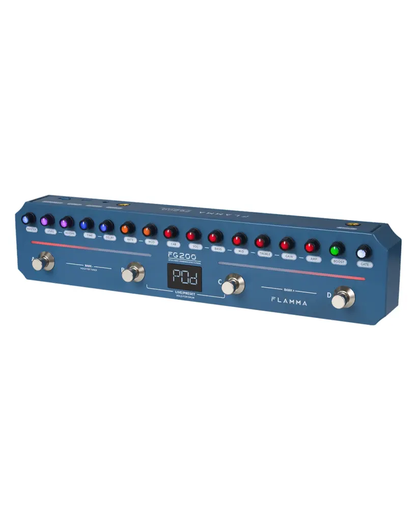 Flamma FG200 Intelligent Multi Pedal 40 Presets 52 Amp Models 16 CAB
