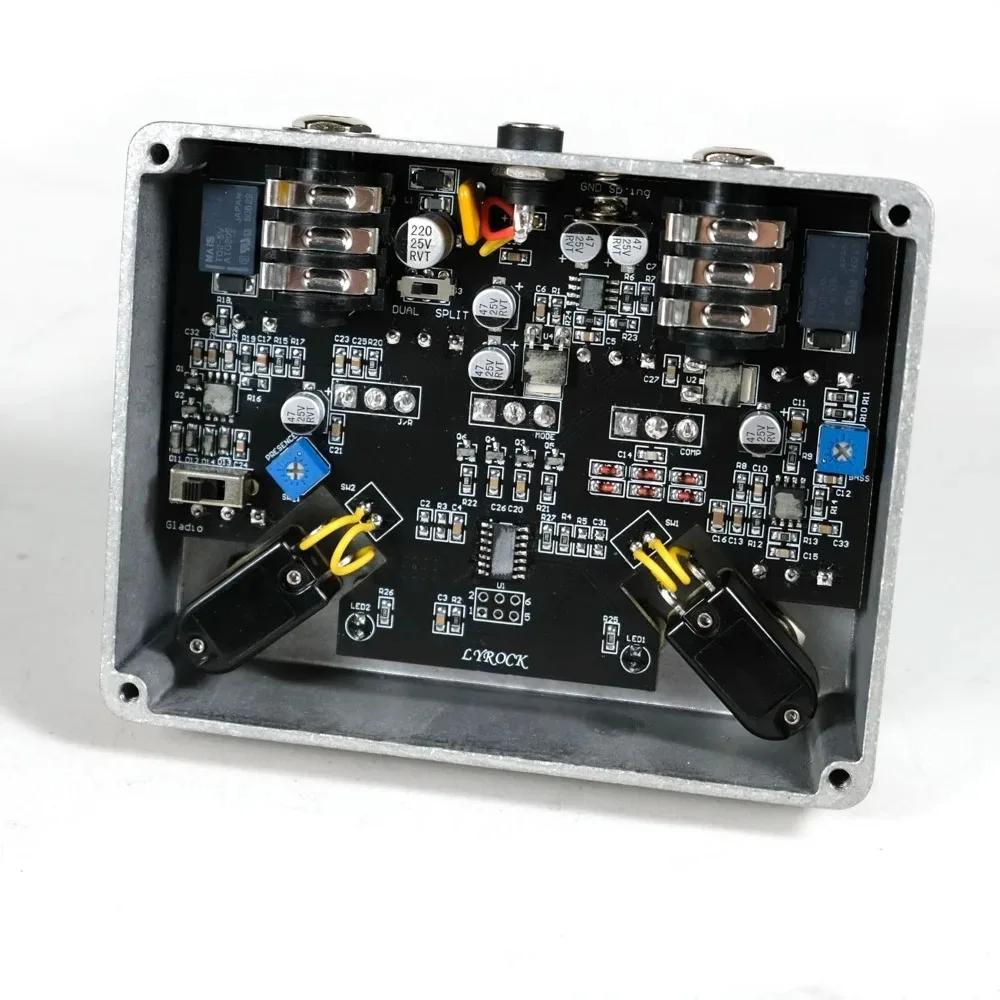 Ly-Rock 9V GLADIO Pedal Distortion Overdrive Dual Overdrive Preamp True Bypass Power - Image 6