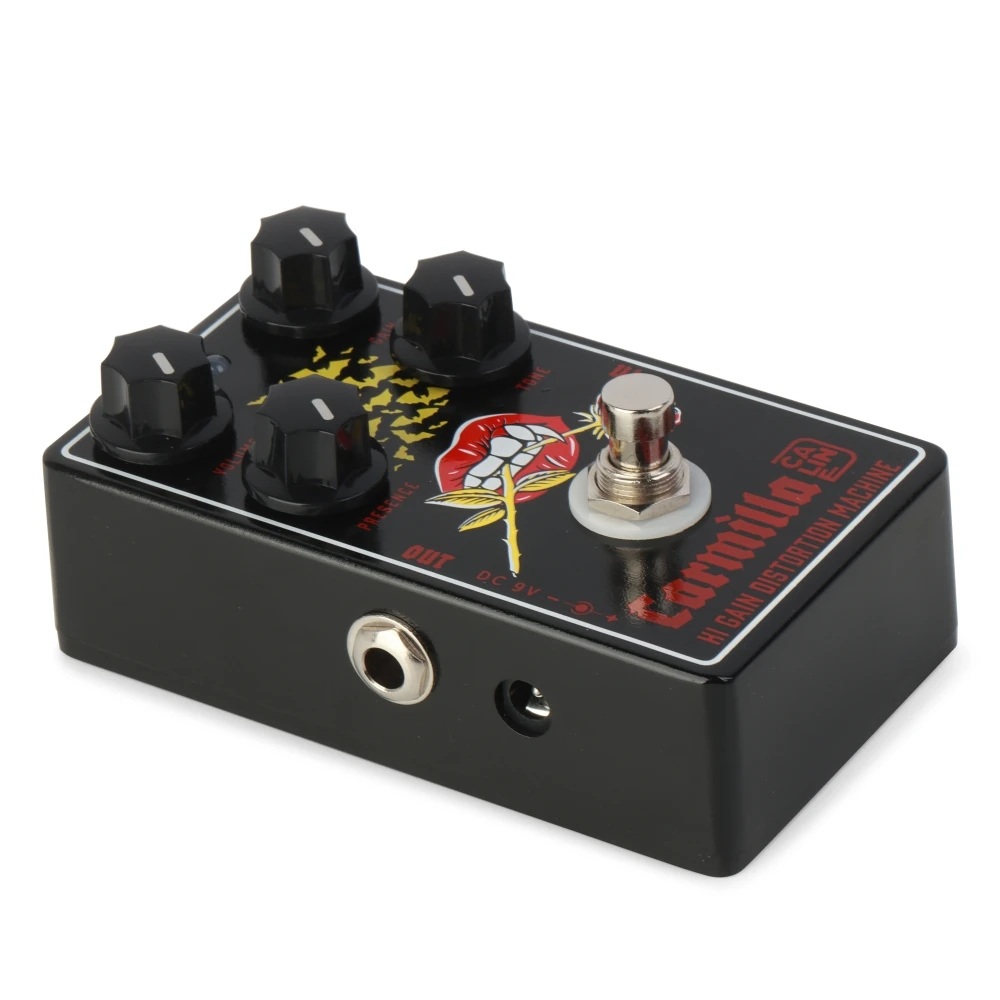 Caline CP-515 Carmilla Distortion Pedal High Gain True Bypass Aluminum Alloy CE RoHS Certified Electric Guitar Effects Pedal