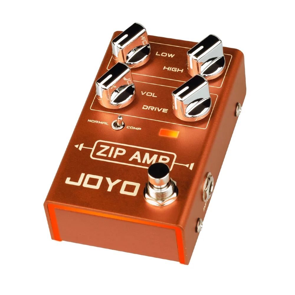Joyo R-04 ZIP AMP Overdrive Pedal Rock Compression Tone Gain COMP True Bypass - Image 4