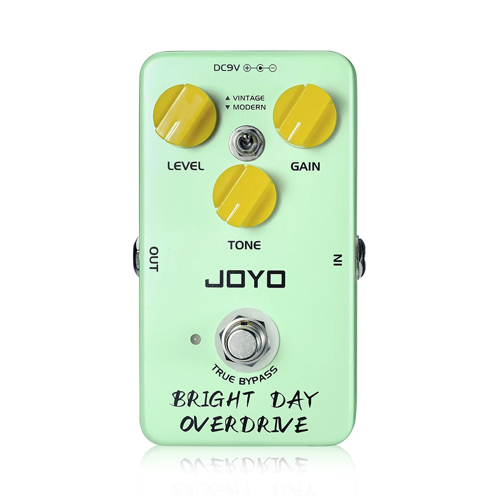 Joyo JF-25 BRIGHT DAY OVERDRIVE Vintage Blues Overdrive Pedal Modern Vintage Tone True