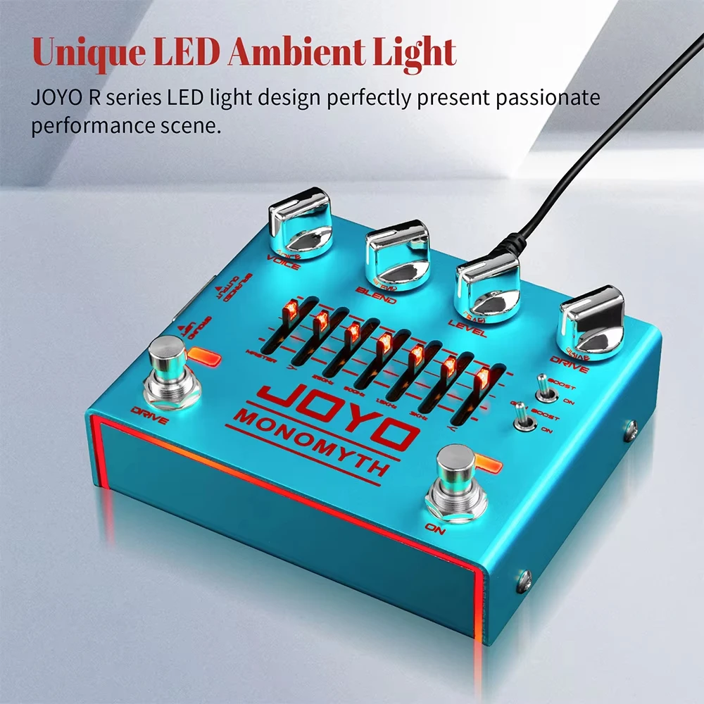 Joyo R-26 Monomyth Bass Preamp Pedal 6-band Graphic EQ Control Real Amplifier Tone - Image 6