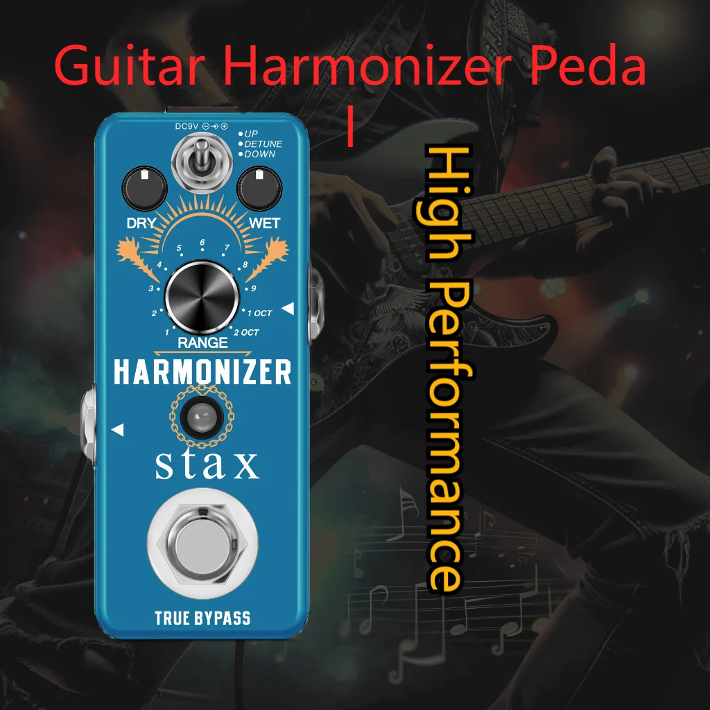 Stax Harmonizer Pedal Digital Octave Pedals Harmony Pitch Shifter Detune Bass Mini - Image 8
