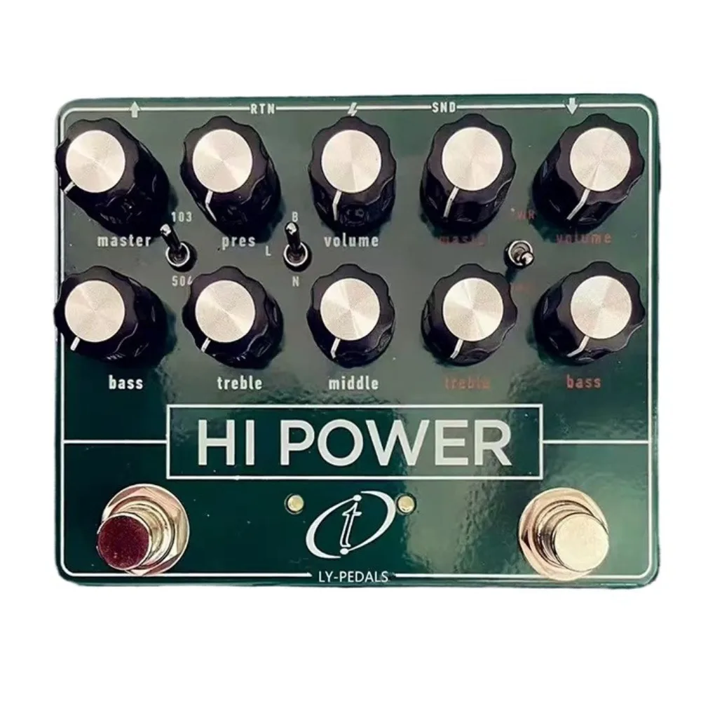 Ly-Rock LY-ROCK HI POWER Overload Distortion Single-block Pedal Colorsound Power Boost Pedal