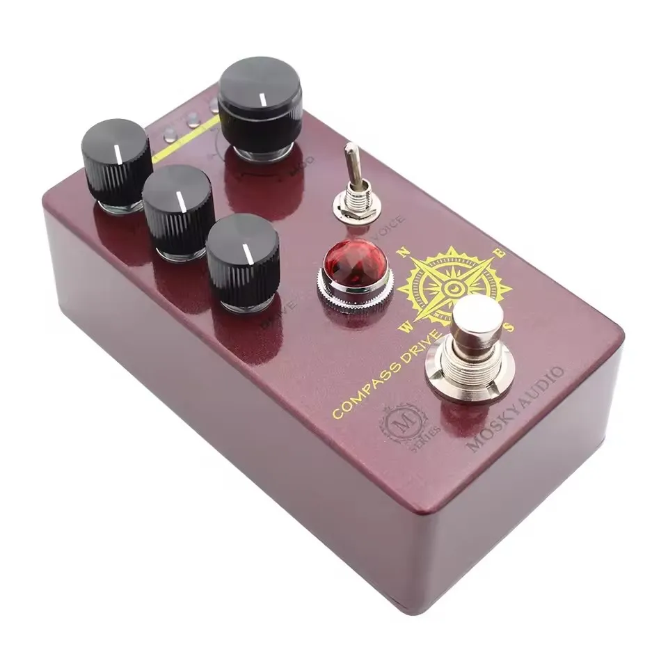 MOSKYAUDIO COMPASS DRIVE effector 4 types of overload Type distortion overdrive booster - Image 6