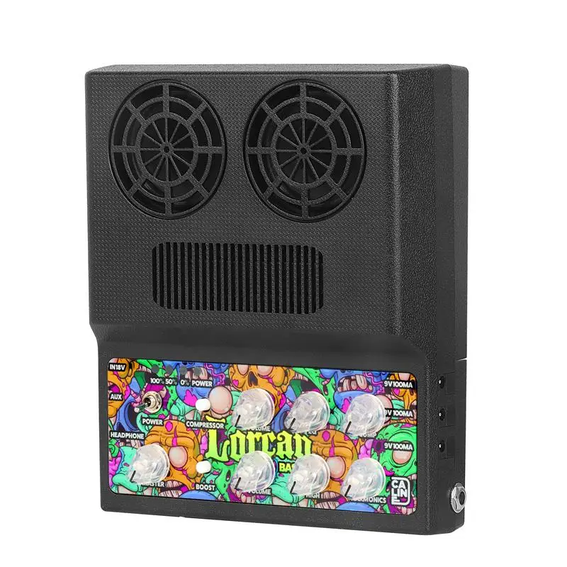Cheap Caline Lorcan CA-100B Mini Bass AMP With Electric Amplifier Speaker Compressor Booster Effect Power Supply