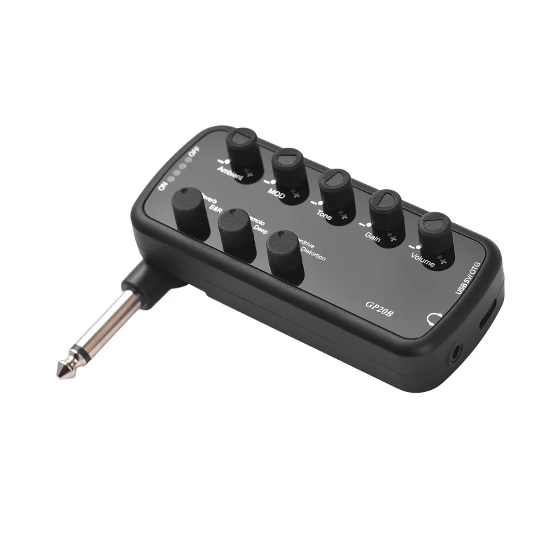 Guitar Amplifier Portable Headphone Mini Amp Plug Play OTG Internal Recording - Image 3