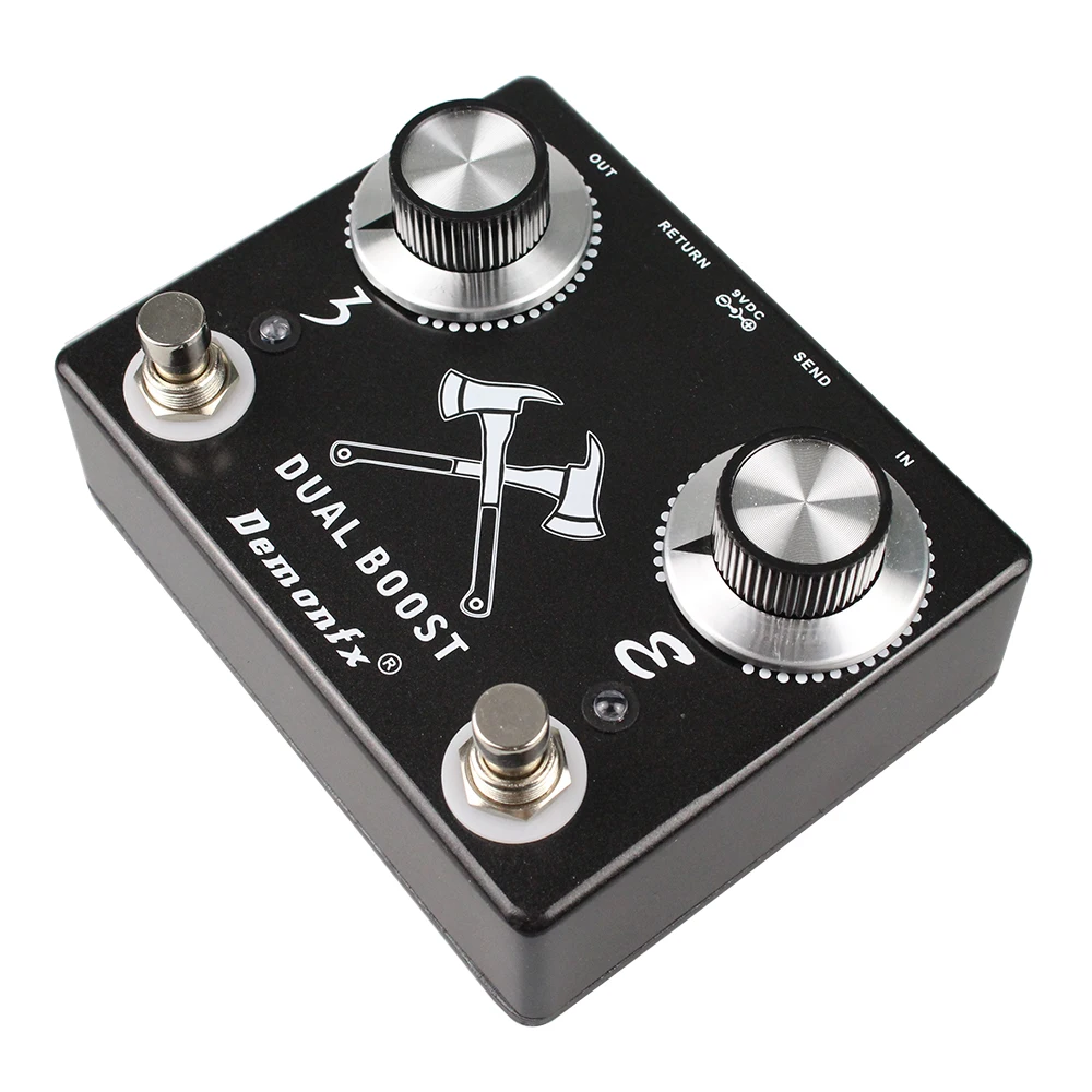 New Demonfx Dual Boost Two Highest Quality Booster In One Shell Clean Preamp - Image 8