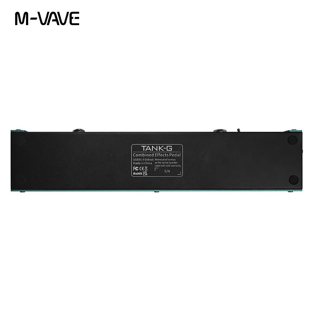 M-Vave MULTI-EFFECTS Tank-G Pedal 36 Presets 9 Preamp Slot 3-Band EQ 8 - Image 7