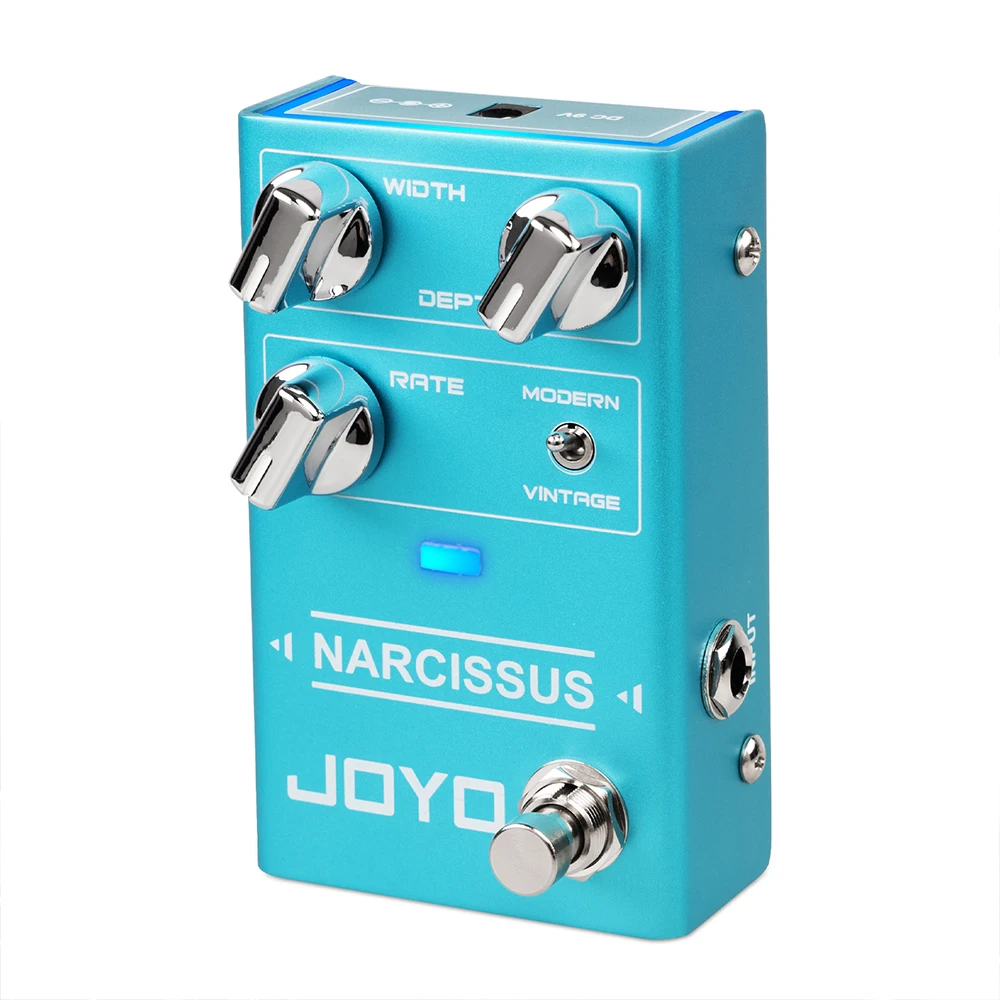 Joyo R-22 NARCISSUS CHORUS Semi-Analog Chorus Pedal Width Depth Rate Controls Vintage Toggle - Image 4