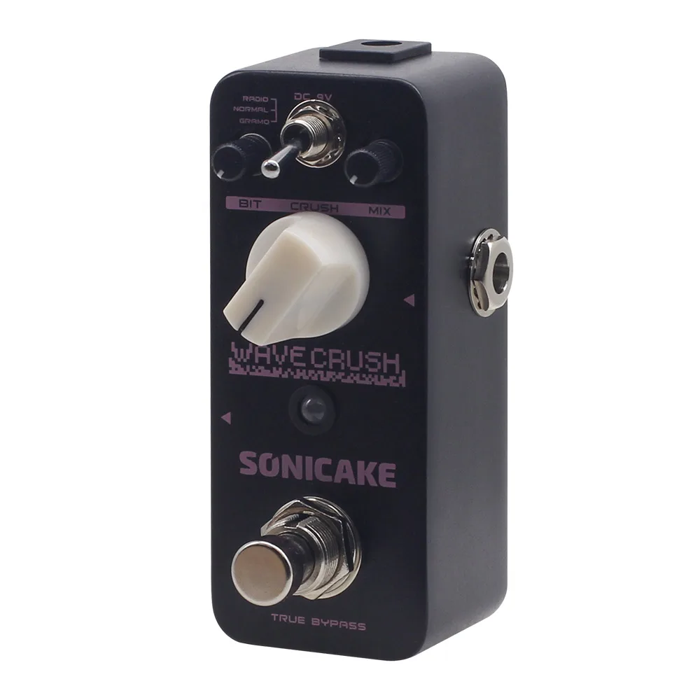 Sonicake QSS-20 Wave Crush Bitcrush Digital Bitcrusher Rate Reducer Synthesizer Lo-Fi Bass Pedal - Image 3