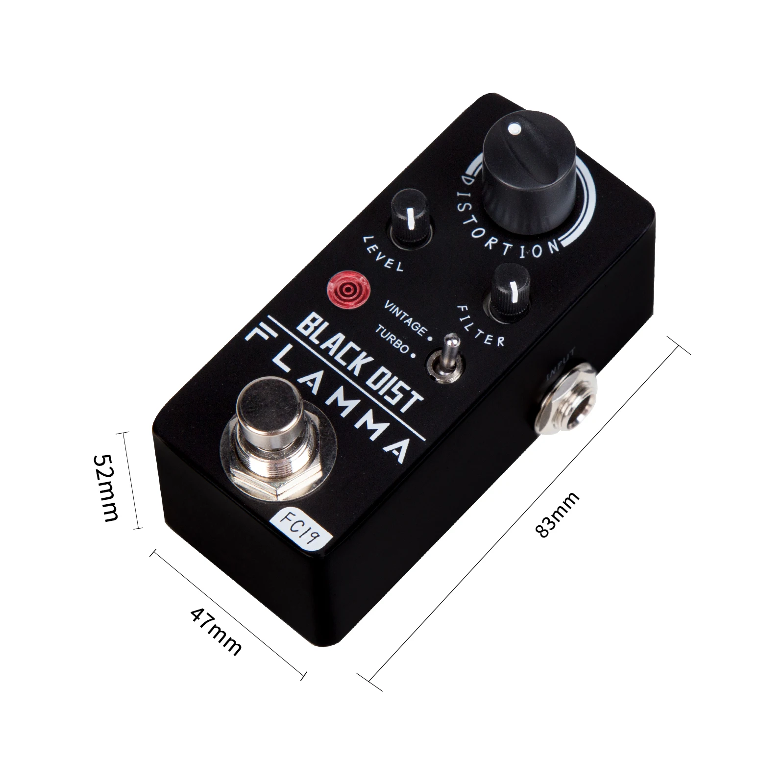 Flamma FC19 Distortion Pedal Vintage Turbo Mode True Bypass Function Processor Accessories - Image 5