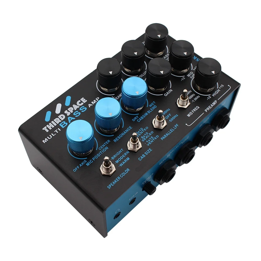Mosky THIRD SPACE Pedal Bass Preamp Cabinet Simulation XLR Direct Out Recording