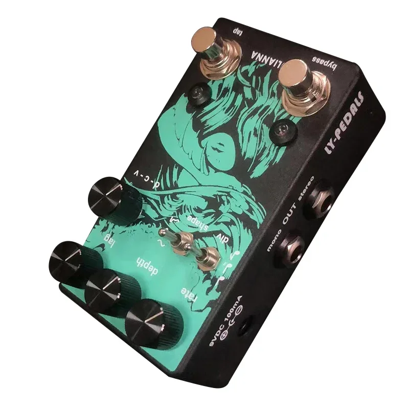 Ly-Rock 9V Stereo Chorus Pedal Deluxe Chorus Effector 100mA