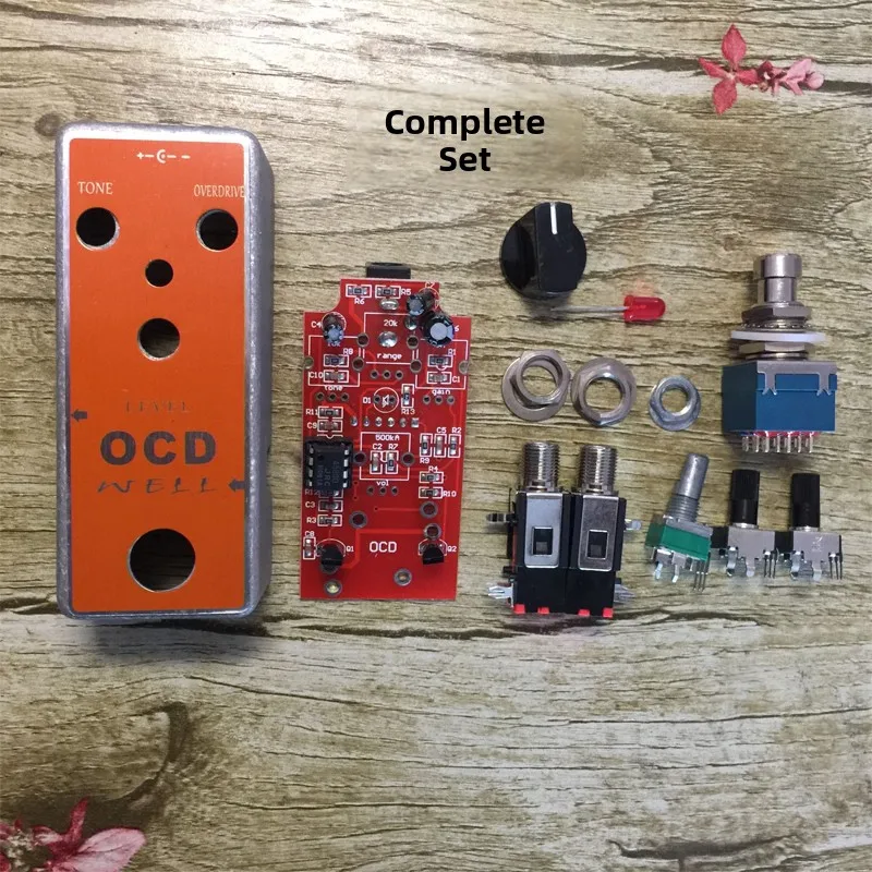 Fulltone O DIY Kit Handmade Distortion Overdrive Guitar Effect Pedal Sound Color Set Guitar Accories