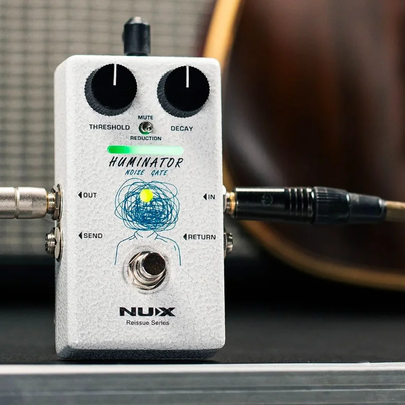 Nux 18V HUMINATOR Analog Noise Gate Pedal - Professional Bass Noise Reducer - Image 8