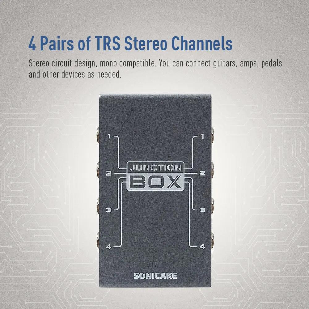 SONICAKE Junction Box Stereo 4-channels Control System Organization LINE Bass Pedal - Image 4
