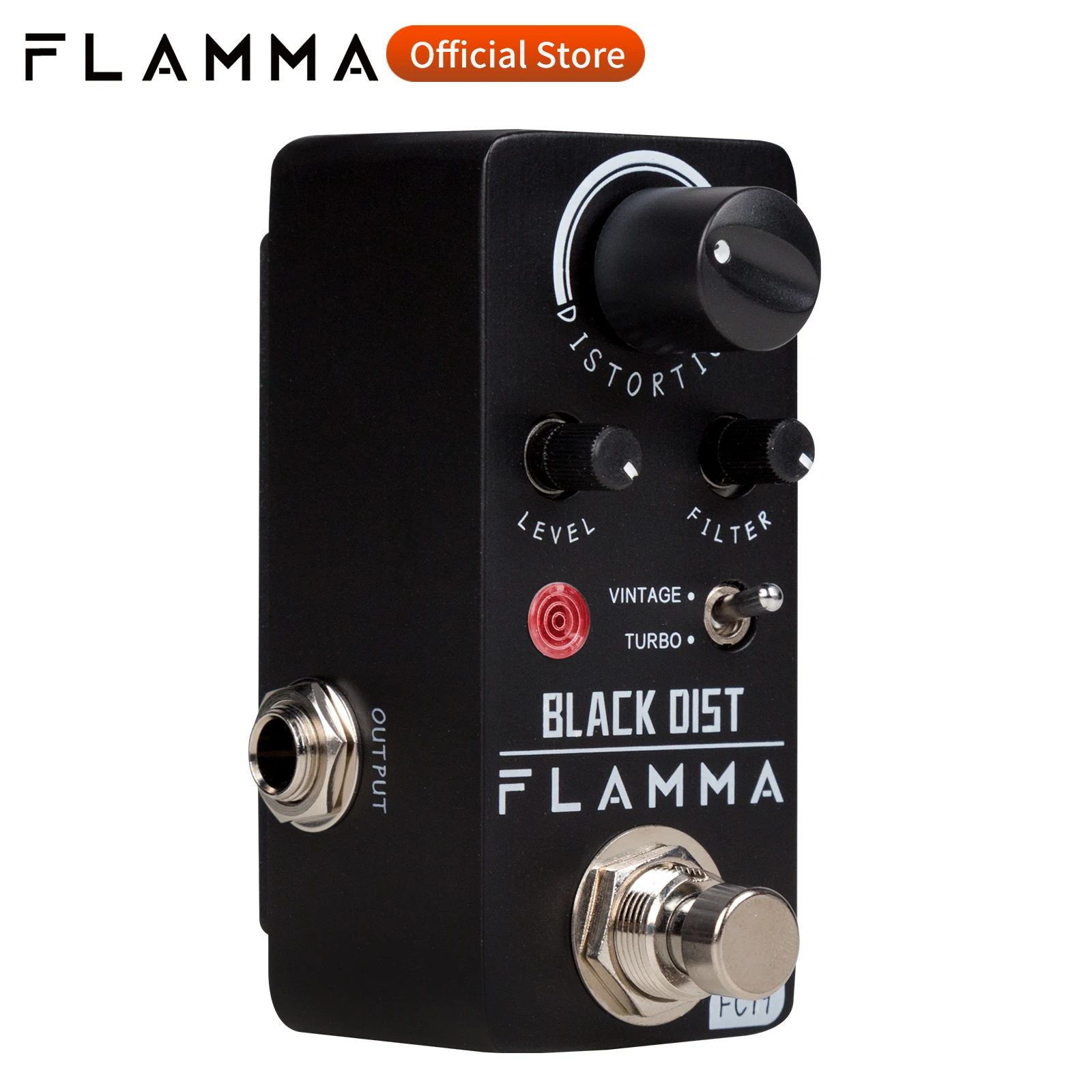 Flamma FC19 Distortion Pedal Vintage Turbo Mode True Bypass Function Processor Accessories - Image 3