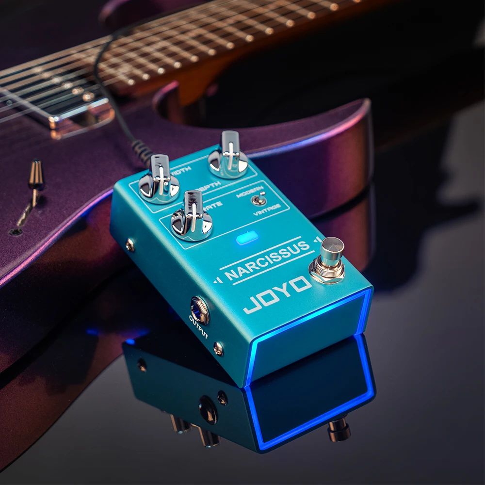 Joyo R-22 NARCISSUS CHORUS Semi-Analog Chorus Pedal Width Depth Rate Controls Vintage Toggle - Image 8