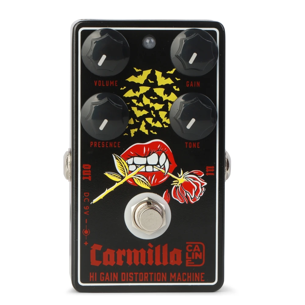 Caline CP-515 Carmilla Distortion Pedal HI Gain Distortion Machine Pedal True Bypass
