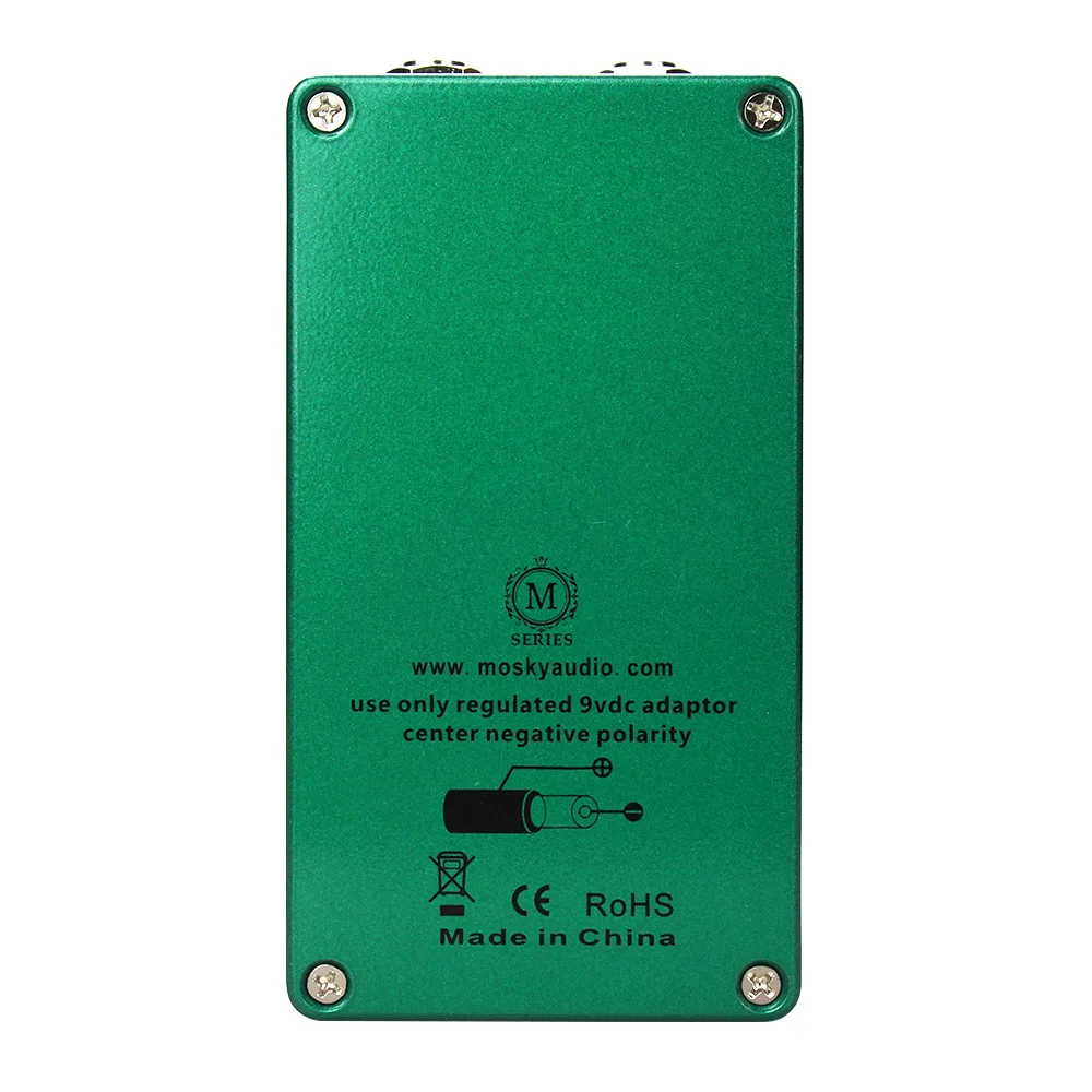MOSKYAUDIO GREEN SCREAMER Pedal booster overdrive 4 Mode Switch Level Tone Drive - Image 4