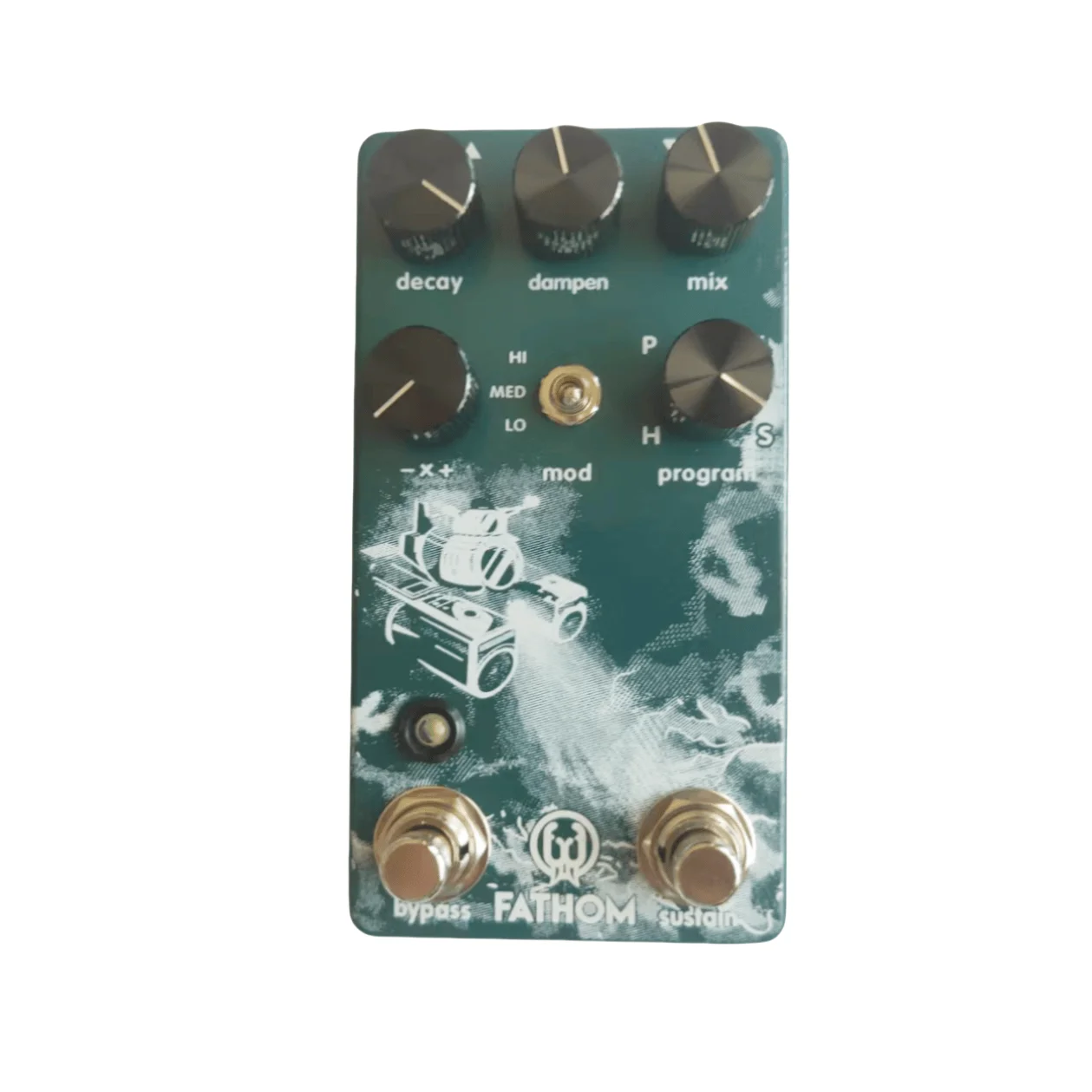 BIG MAN FATHOM Multi Reverb Pedal
