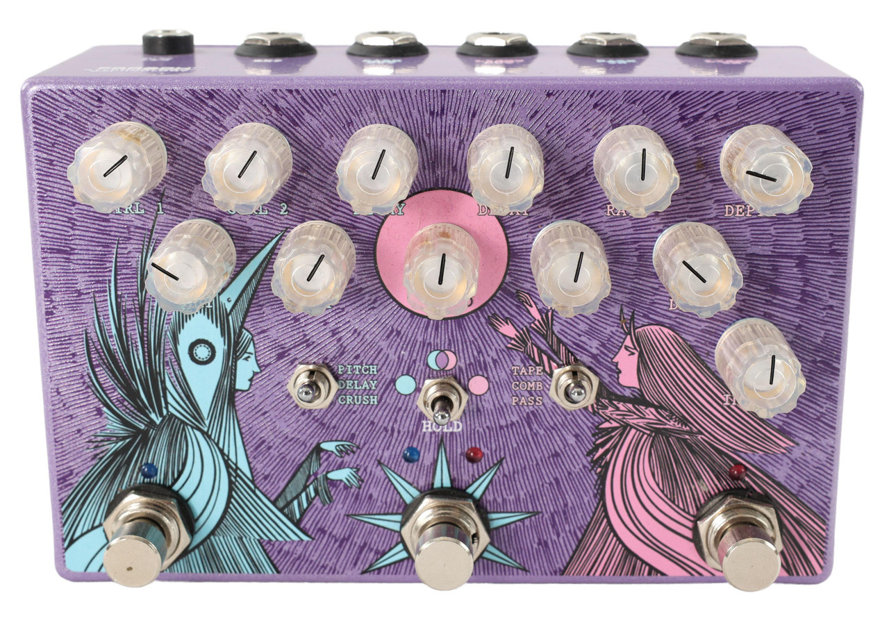 Second Hand Old Blood Dark Light Dual Reverb Pedal 046