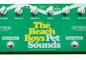 Surfy Industries SurfyBear Compact 60th Anniversary Beach Boys Pet Sounds Reverb Pedal