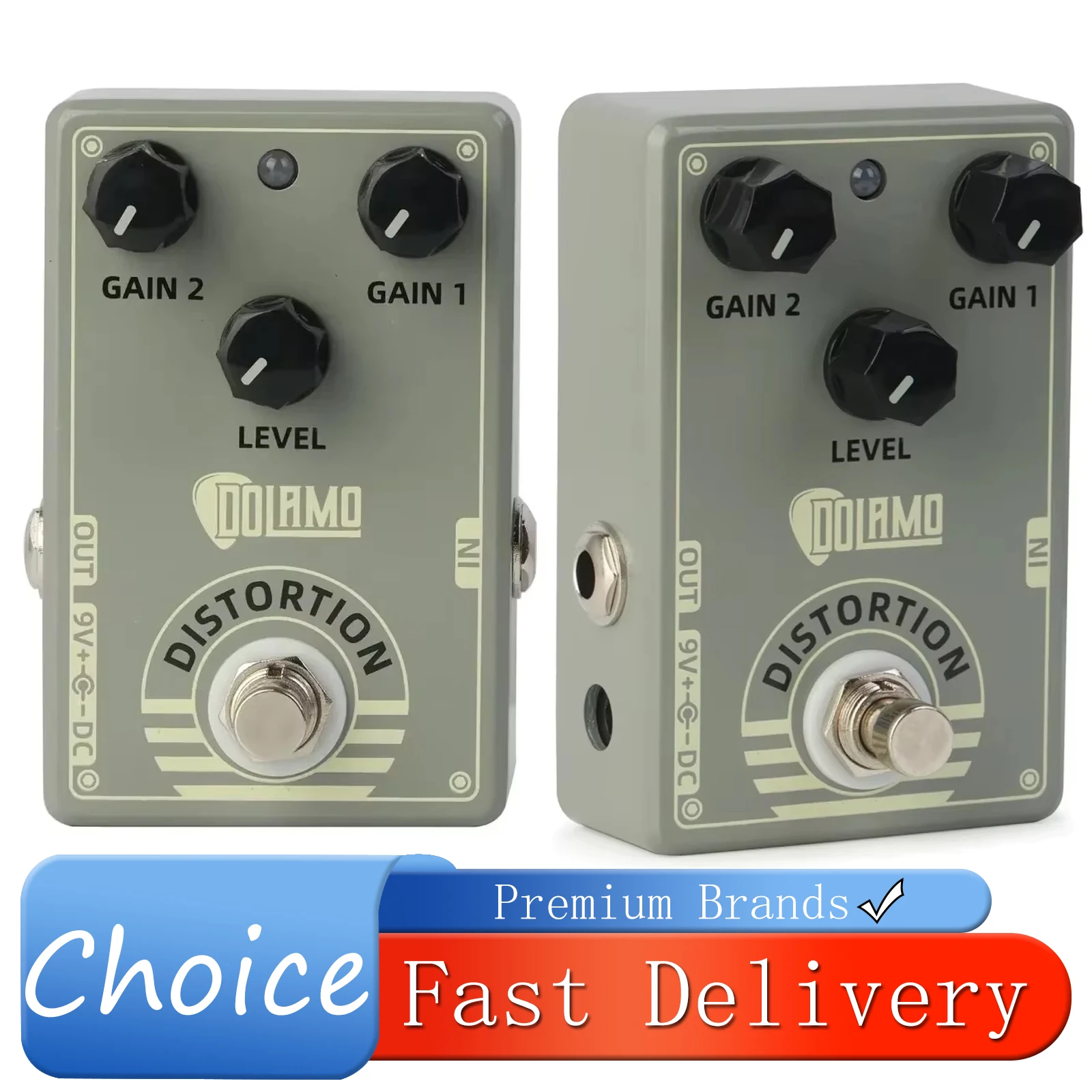Dolamo D-5 Mark 4 Distortion Electric Guitarra Effector Pedal True Bypass Wide Range of Distortion Caline Guitar Accessories
