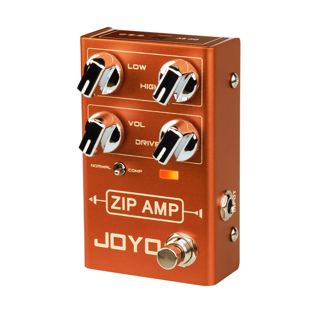 Joyo R-04 ZIP AMP Overdrive Pedal Rock Compression Tone Gain COMP True Bypass - Image 3