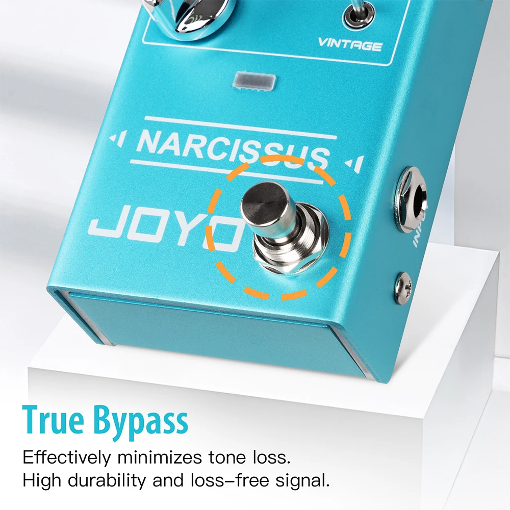 Joyo R-22 NARCISSUS CHORUS Semi-Analog Chorus Pedal Width Depth Rate Controls Vintage Toggle - Image 6