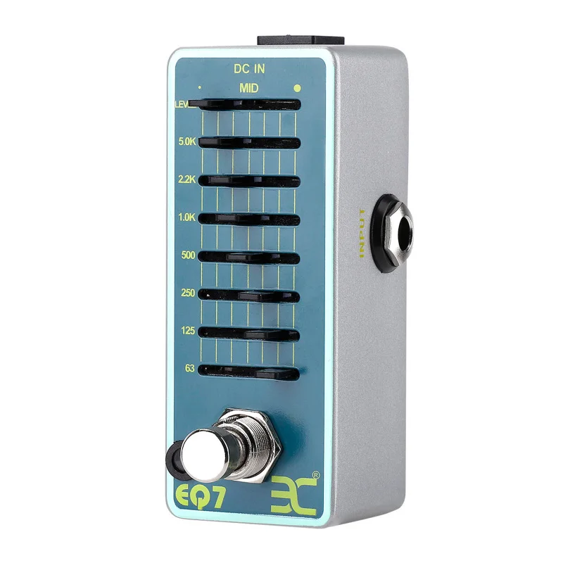 Eno EQ7 EX Equalizer Pedal 7-Band EQ Full Metal Shell True Bypass