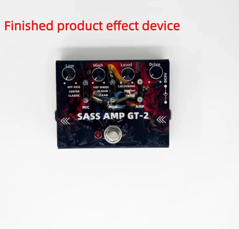 Diy GT-2 Handmade Effector SansAmp Replica Speaker Analog Distortion Single - Image 1