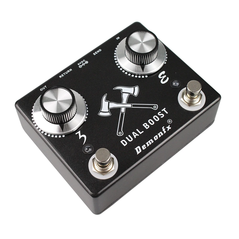 New Demonfx Dual Boost Two Highest Quality Booster In One Shell Clean Preamp - Image 7