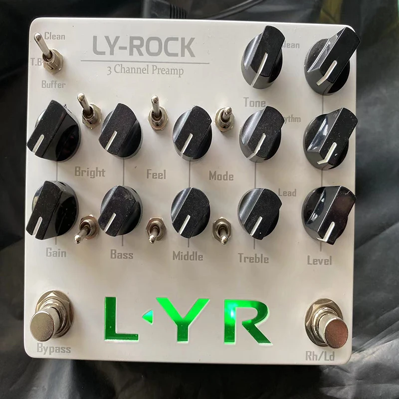 Ly-Rock 3CH LYR 3 Channel Preamp Pedal Pedal KSR Ceres Preamp - Image 5