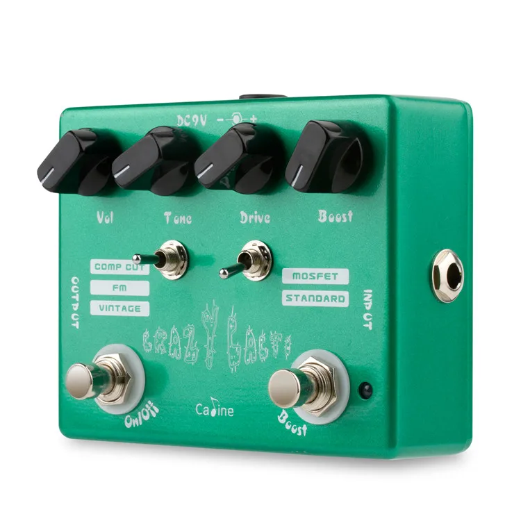 Caline CP-20 Effect Pedal Crazy Cacti Overdrive Guitar Effect Pedal