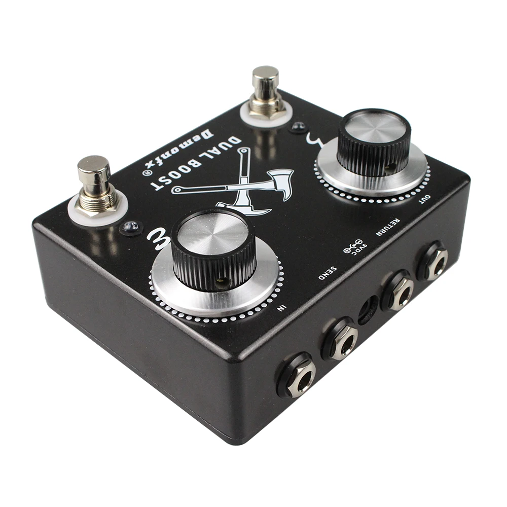 New Demonfx Dual Boost Two Highest Quality Booster In One Shell Clean Preamp - Image 4
