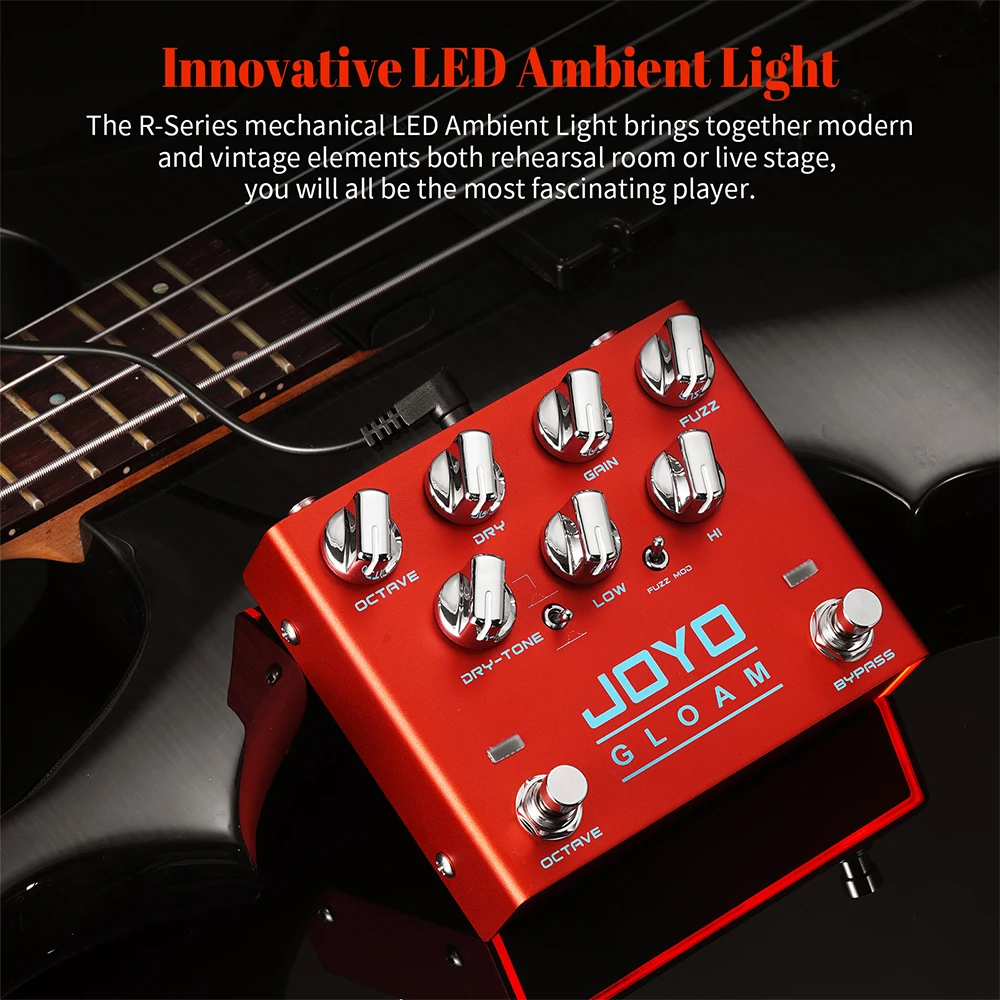 Joyo R-29 GLOAM Octave Fuzz Pedal High Gain Bass Pedal - Image 7