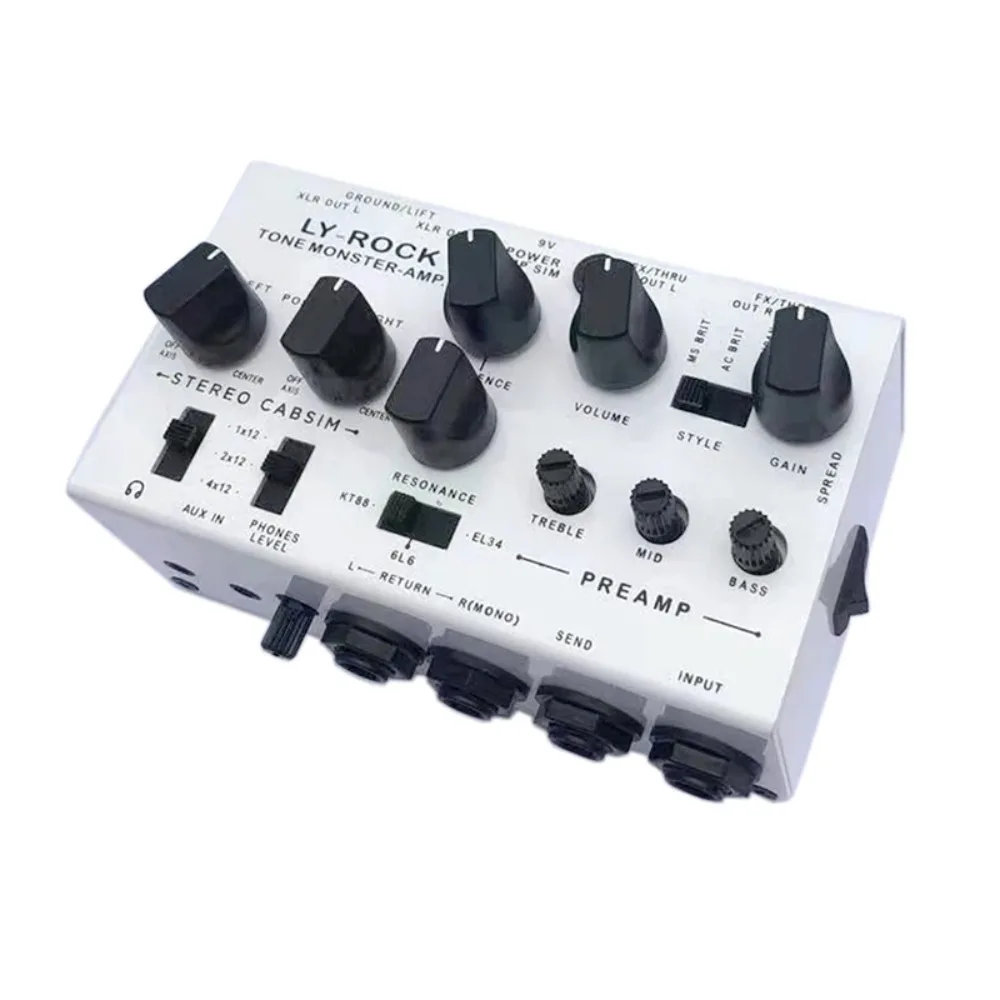 Ly-Rock LY-ROCK SIMPLE DI Box Pedal Workstation Preamp Simulator Professional Pedal True Bypass