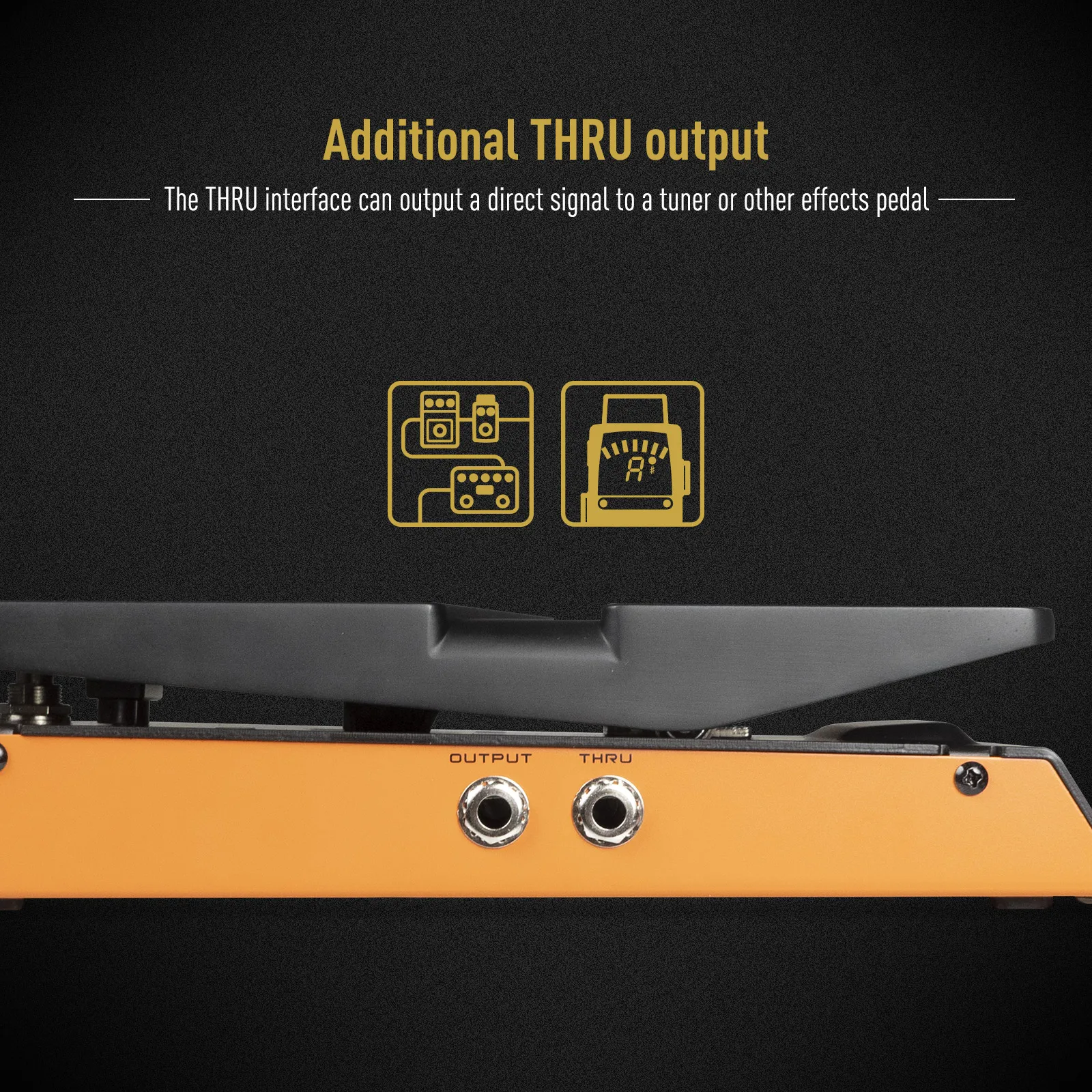 Sonicake QEP-10 FlipWah Wahwah Active Volume Control Combo Pedal Full Size Metal Case - Image 7